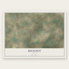 Bigfoot, Texas map print, the full design