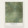 Brundage, Texas map print, the full design