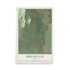 Map of Buffalo Gap, Texas, 12 x 18 inch unframed archival matte print