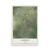 Map of Cameron, Texas, 12 x 18 inch unframed archival matte print