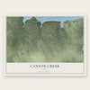 Canyon Creek, Texas map print, the full design