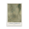 Map of Cashion Community, Texas, 12 x 18 inch unframed archival matte print