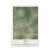 Map of Cisco, Texas, 12 x 18 inch unframed archival matte print