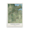 Map of Copper Canyon, Texas, 12 x 18 inch unframed archival matte print