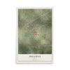 Map of Holliday, Texas, 12 x 18 inch unframed archival matte print