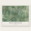 Holly Lake Ranch, Texas map print, the full design