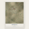 Imperial, Texas map print, the full design
