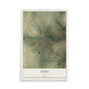 Map of Italy, Texas, 12 x 18 inch unframed archival matte print