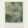 La Paloma-Lost Creek, Texas map print, the full design