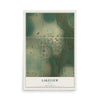 Map of Lakeview, Texas, 12 x 18 inch unframed archival matte print