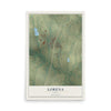 Map of Lorena, Texas, 12 x 18 inch unframed archival matte print