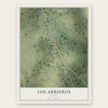Los Arrieros, Texas map print, the full design