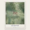 Los Ebanos, Starr County, Texas map print, the full design