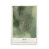 Map of Lott, Texas, 12 x 18 inch unframed archival matte print
