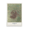 Map of Lubbock, Texas, 12 x 18 inch unframed archival matte print