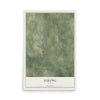 Map of Luling, Texas, 12 x 18 inch unframed archival matte print