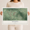 Map of Magnolia, Texas, 12 x 18 inch unframed archival matte print