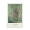 Map of McAllen, Texas, 12 x 18 inch unframed archival matte print