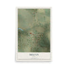 Map of Melvin, Texas, 12 x 18 inch unframed archival matte print