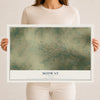 Map of Midway, Texas, 12 x 18 inch unframed archival matte print