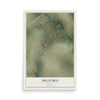 Map of Milford, Texas, 12 x 18 inch unframed archival matte print