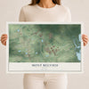 Map of Mont Belvieu, Texas, 12 x 18 inch unframed archival matte print