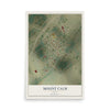 Map of Mount Calm, Texas, 12 x 18 inch unframed archival matte print