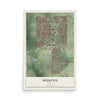Map of Murphy, Texas, 12 x 18 inch unframed archival matte print