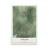 Map of Newark, Texas, 12 x 18 inch unframed archival matte print