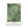 Map of Noonday, Texas, 12 x 18 inch unframed archival matte print