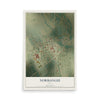 Map of Normangee, Texas, 12 x 18 inch unframed archival matte print