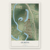 Olmito, Texas map print, the full design