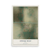 Map of Opdyke West, Texas, 12 x 18 inch unframed archival matte print