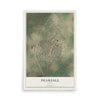 Map of Pearsall, Texas, 12 x 18 inch unframed archival matte print
