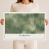 Map of Petronila, Texas, 12 x 18 inch unframed archival matte print