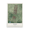 Map of Pharr, Texas, 12 x 18 inch unframed archival matte print