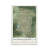 Map of Salida del Sol Estates, Texas, 12 x 18 inch unframed archival matte print