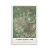 Map of Timberwood Park, Texas, 12 x 18 inch unframed archival matte print
