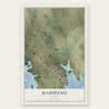 Ramireno, Texas map print, the full design