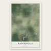 Rangerville, Texas map print, the full design