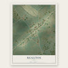 Realitos, Texas map print, the full design