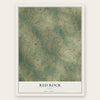 Red Rock, Texas map print, the full design