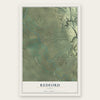 Redford, Texas map print, the full design