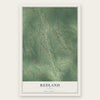 Redland, Texas map print, the full design