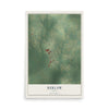 Map of Reklaw, Texas, 12 x 18 inch unframed archival matte print
