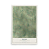 Map of Reno, Parker County, Texas, 12 x 18 inch unframed archival matte print