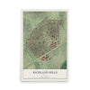 Map of Richland Hills, Texas, 12 x 18 inch unframed archival matte print