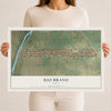 Map of Rio Bravo, Texas, 12 x 18 inch unframed archival matte print
