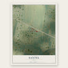 Santel, Texas map print, the full design
