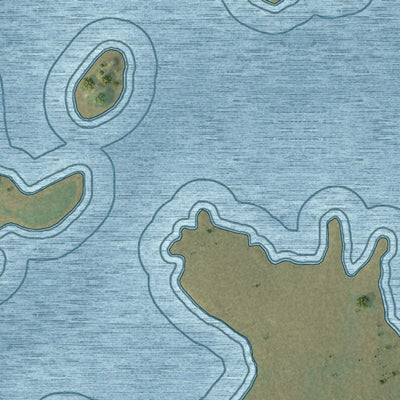 Close-up of the map of Scotland, Texas print showing street and building detail